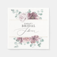 Mauve Floral Baby / Bridal Shower