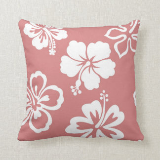 Mauve Hibiscus Cushion
