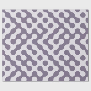Mauve Mid Century Modern Wrapping Paper