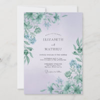 Mauve Minty Leaf Wedding