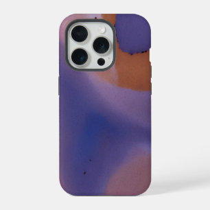 “Mauve Mirage Flow” – Abstract Pink Blue Peach iPhone 15 Pro Case