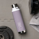 Mauve Modern Typography Groomsman Water Bottle<br><div class="desc">A great gift for the wedding party groomsman or best man! Vacuum insulated water bottle that features personalised name in white,  modern lettering on a trendy,  mauve colour background. Personalise bottle by editing name and replacing with desired name. Select your water bottle style.</div>