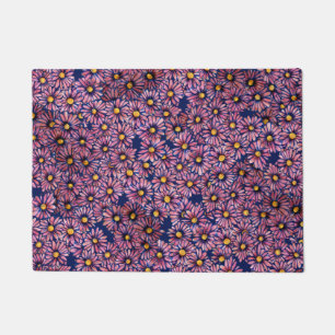 Mauve Moody Daisies                                Doormat