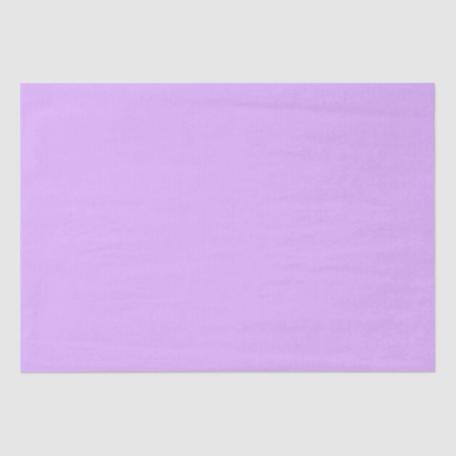 Mauve, pale violet hex code e0b0ff tissue paper (Front)