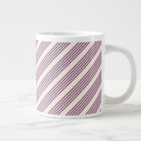 Mauve purple and beige five stripes pattern
