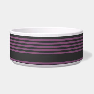 Mauve purple and charcoal five stripes pattern
