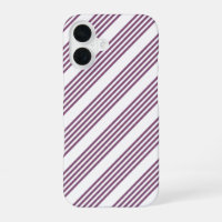 Mauve purple and white five stripes pattern