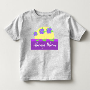 Mauve Purple and Yellow Toddler T-Shirt