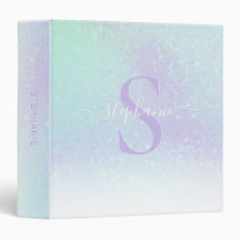 Mauve Purple Aqua Pastel Iridesent Sparkle Girly