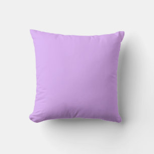 Mauve Purple E0B0FF Solid Color Design Cushion