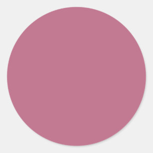 Mauve Round Sticker