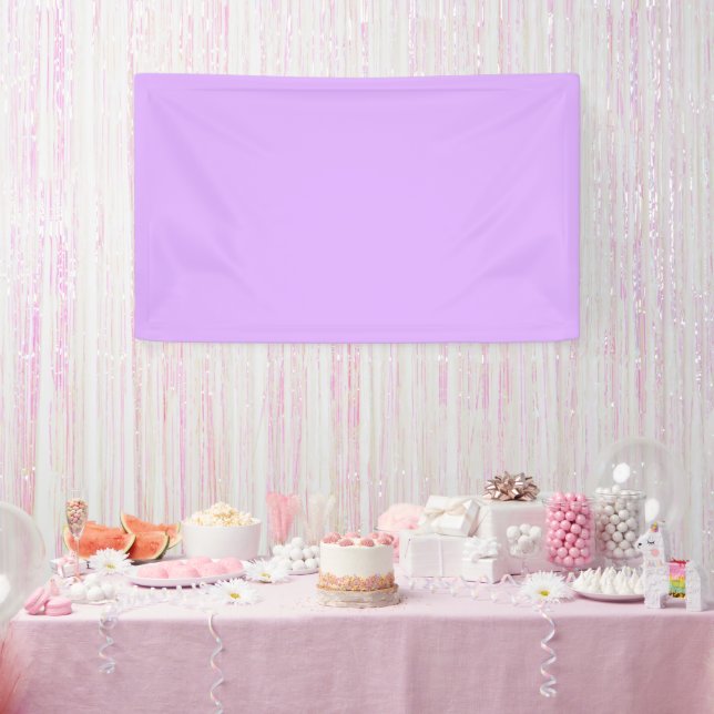 Mauve Solid Colour Banner (Party)