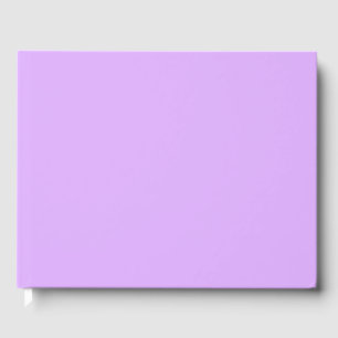 Mauve Solid Colour Guest Book