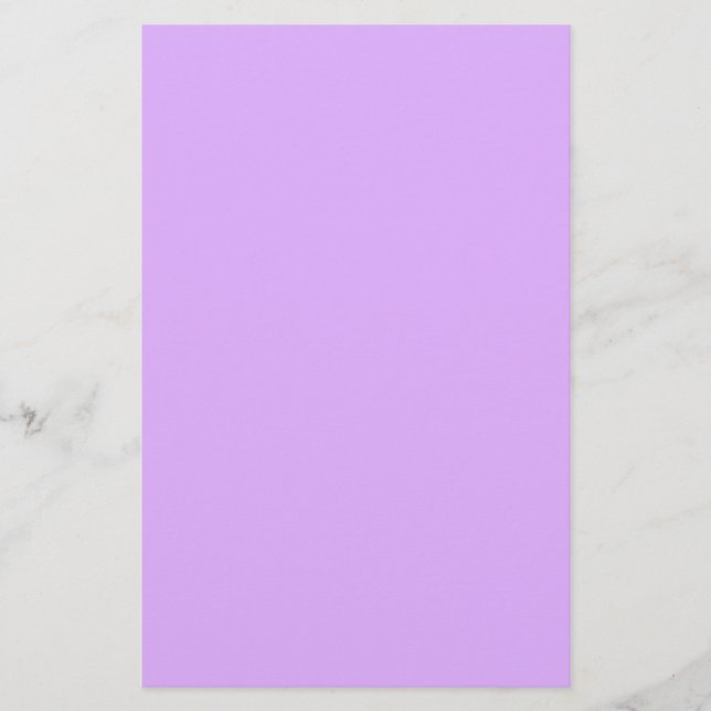 Mauve Solid Colour Stationery (Front)