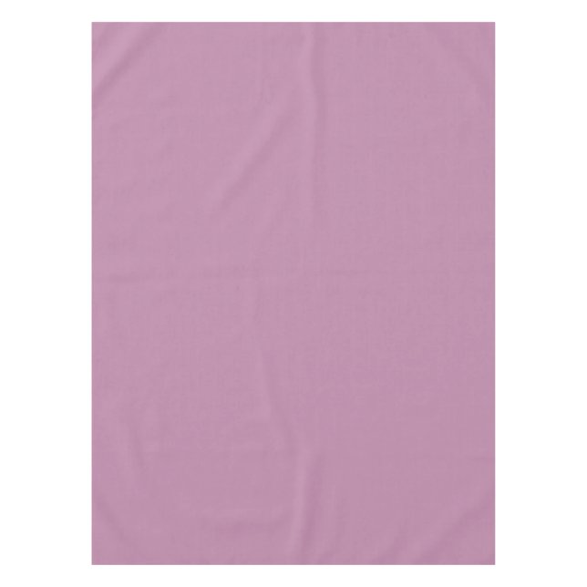 Mauve Solid Colour Tablecloth (Front)