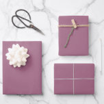 Mauve Solid Colour Wrapping Paper Sheets<br><div class="desc">Mauve Solid Colour Wrapping Paper Sheets featuring plain solid colour mauve. The colour is designed to co-ordinate with products in the Elegant Mauve Wedding Invitation Suite such as the wedding favour lip balms and the wedding favour Thank You gift tags.</div>