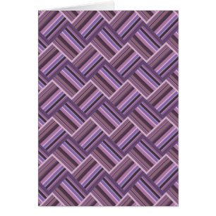 Mauve stripes diagonal weave pattern