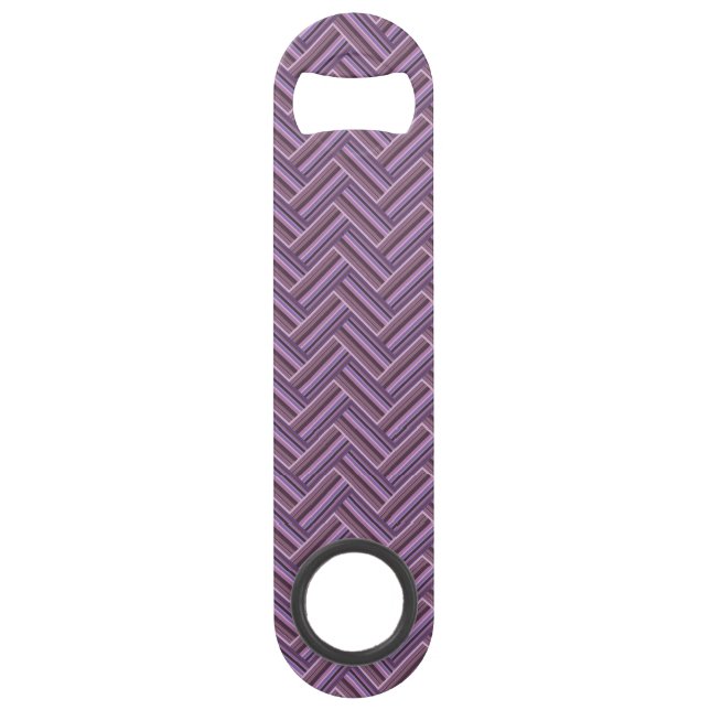 Mauve stripes double weave pattern (Front)