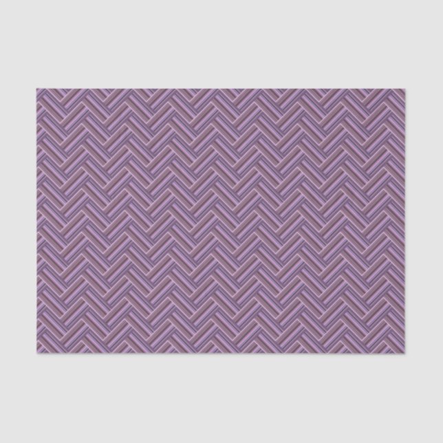 Mauve stripes double weave pattern tissue paper (Front)
