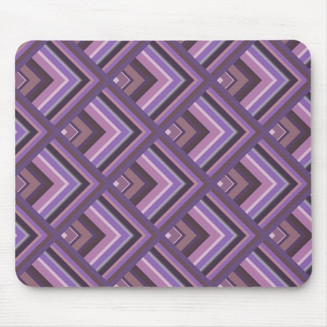 Mauve stripes scale mouse pad (Front)