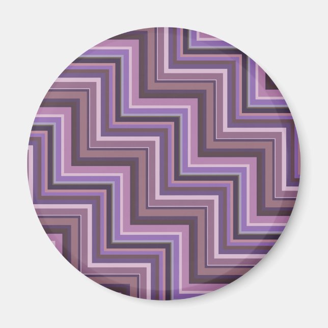 Mauve stripes stairs magnet (Front)