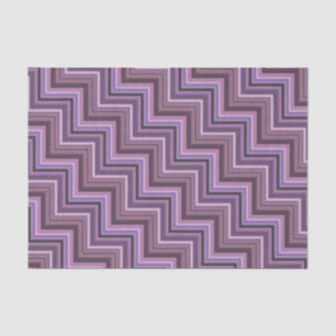 Mauve stripes stairs pattern tissue paper