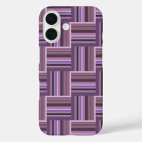 Mauve stripes weave pattern