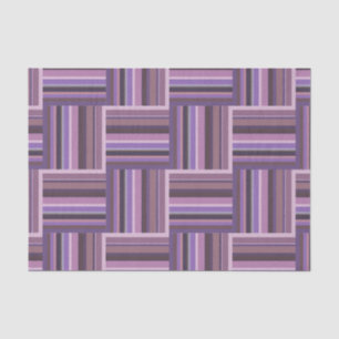 Mauve stripes weave pattern tissue paper