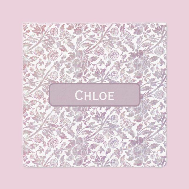 Mauve vintage botanical pattern  card (Creator Uploaded)
