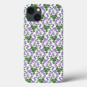 Mauve Violets on White Floral iPhone 6 Xtreme Case