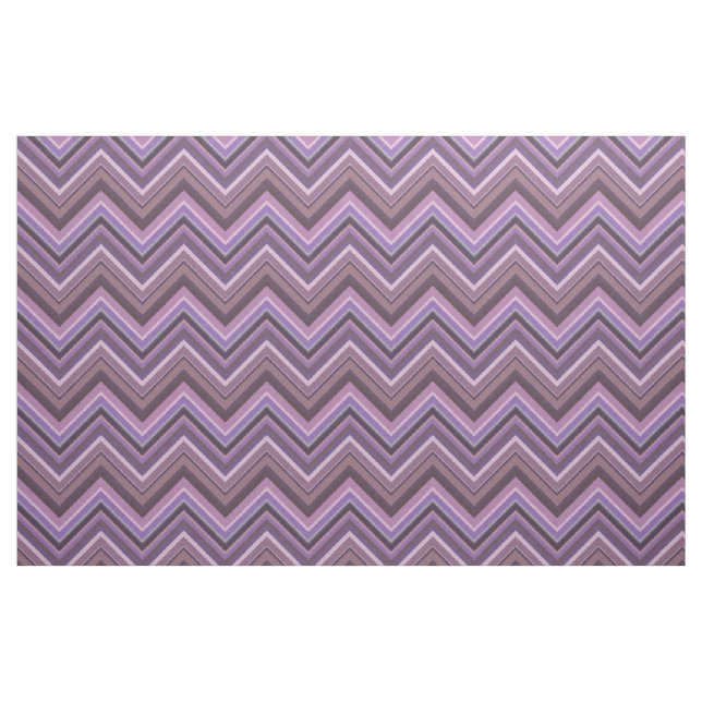 Mauve zigzag stripes fabric (Fat Quarter)