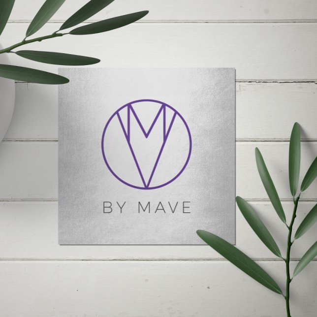 Mave Grey Ombre Business Card 1c (Creator Uploaded)