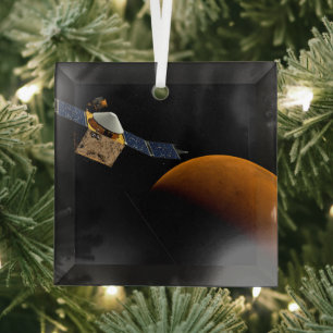 Maven Spacecraft. Glass Tree Decoration