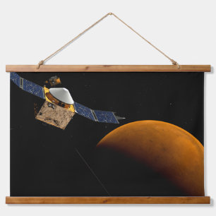 Maven Spacecraft. Hanging Tapestry