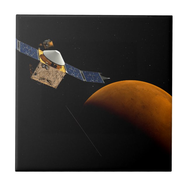 Maven Spacecraft. Tile (Front)