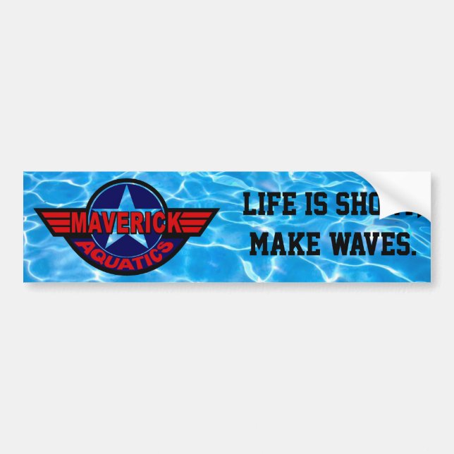 Maverick Aquatics Bumper Sticker (Front)