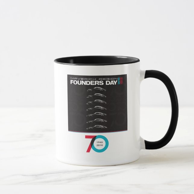 Maverick Founders Day coffee mug (Right)
