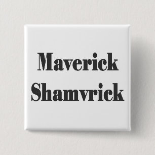 maverick shmavrick 15 cm square badge
