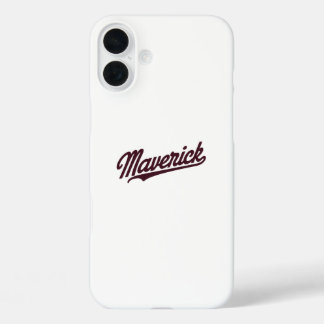 Maverick Typography  iPhone 16 Plus Case