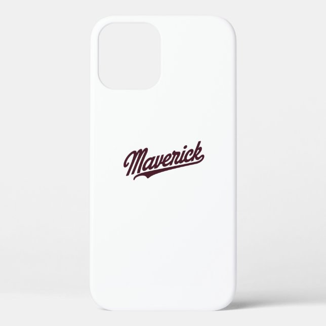 Maverick Typography Inspirational Case-Mate iPhone Case (Back)