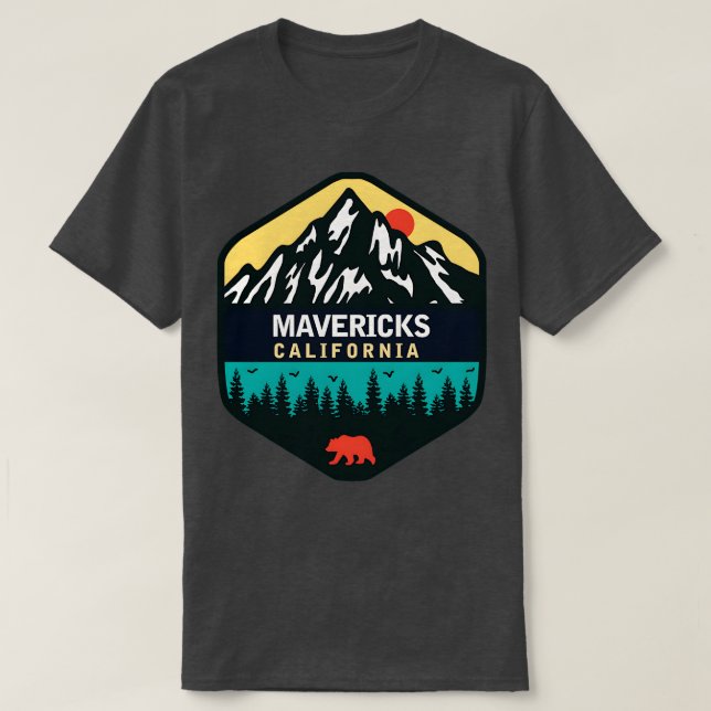 Mavericks California TShirt (Design Front)