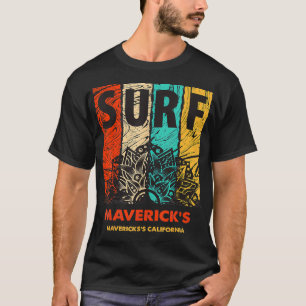 MAVERICKS Retro Surf  Vintage Mandala Gift  T-Shirt