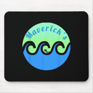 Maverick's Surfing Surf California Beaches Mouse Pad