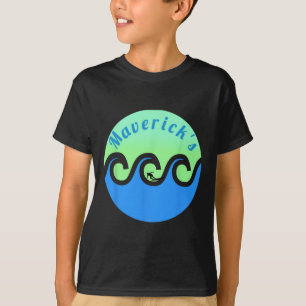 Maverick's Surfing Surf California Beaches T-Shirt