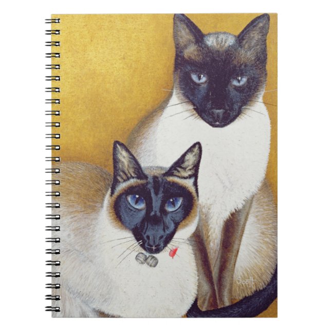 Mavis and Barnaby Spiral Notebook (Front)