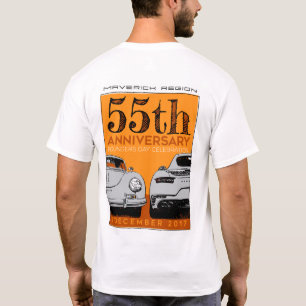 Mavs 55th Anniversary dark text T-Shirt