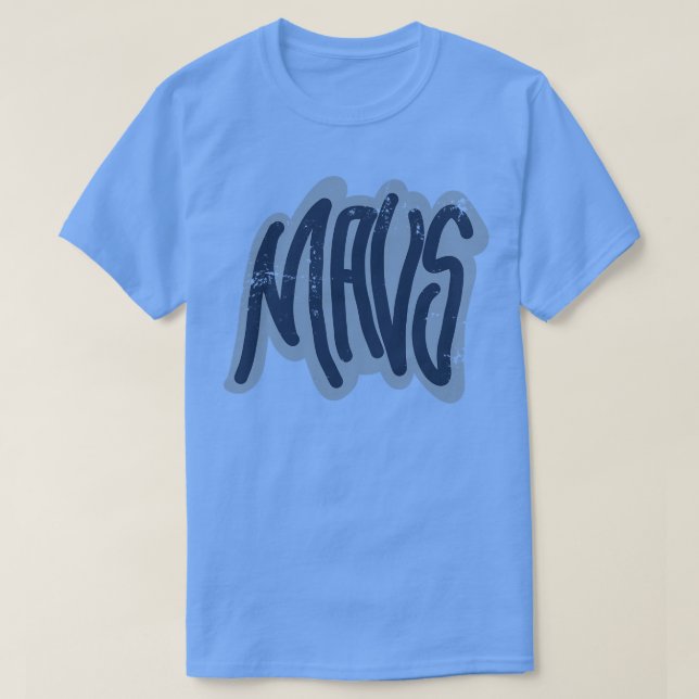Mavs vintage style TShirt (Design Front)