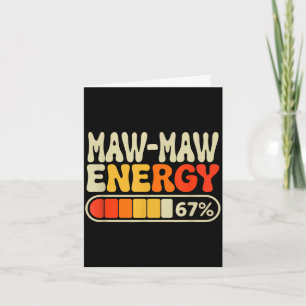 Maw-maw energy 67 percent retro graphic for mother card