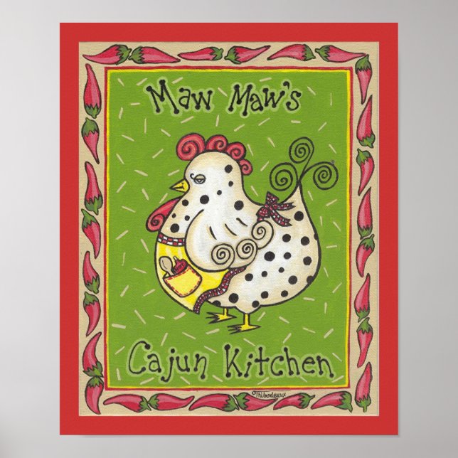 Maw Maw's Cajun Kitchen Poster (Front)
