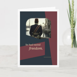 Mawlana He Had Tasted Freedom Literary Art Card